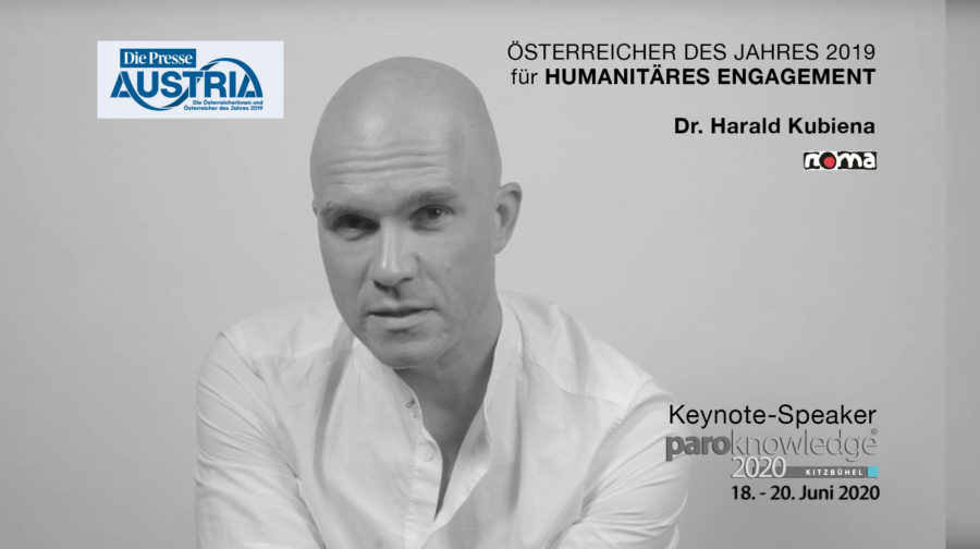 Harald Kubiena – Keynote Speaker paroknowledge 2020 ausgezeichnet